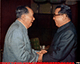 1975年4月18日毛主席在北京会见金日成